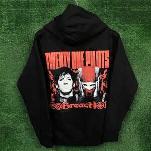 Twenty One Pilots Breach Tour Zip Up Hoodie Small